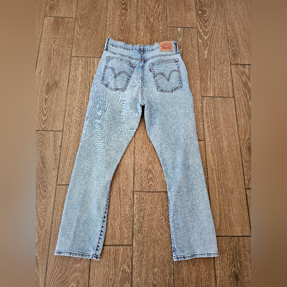 Levi's Wedgie High-Rise Straight Jeans Size 30 - Picture 5 of 7